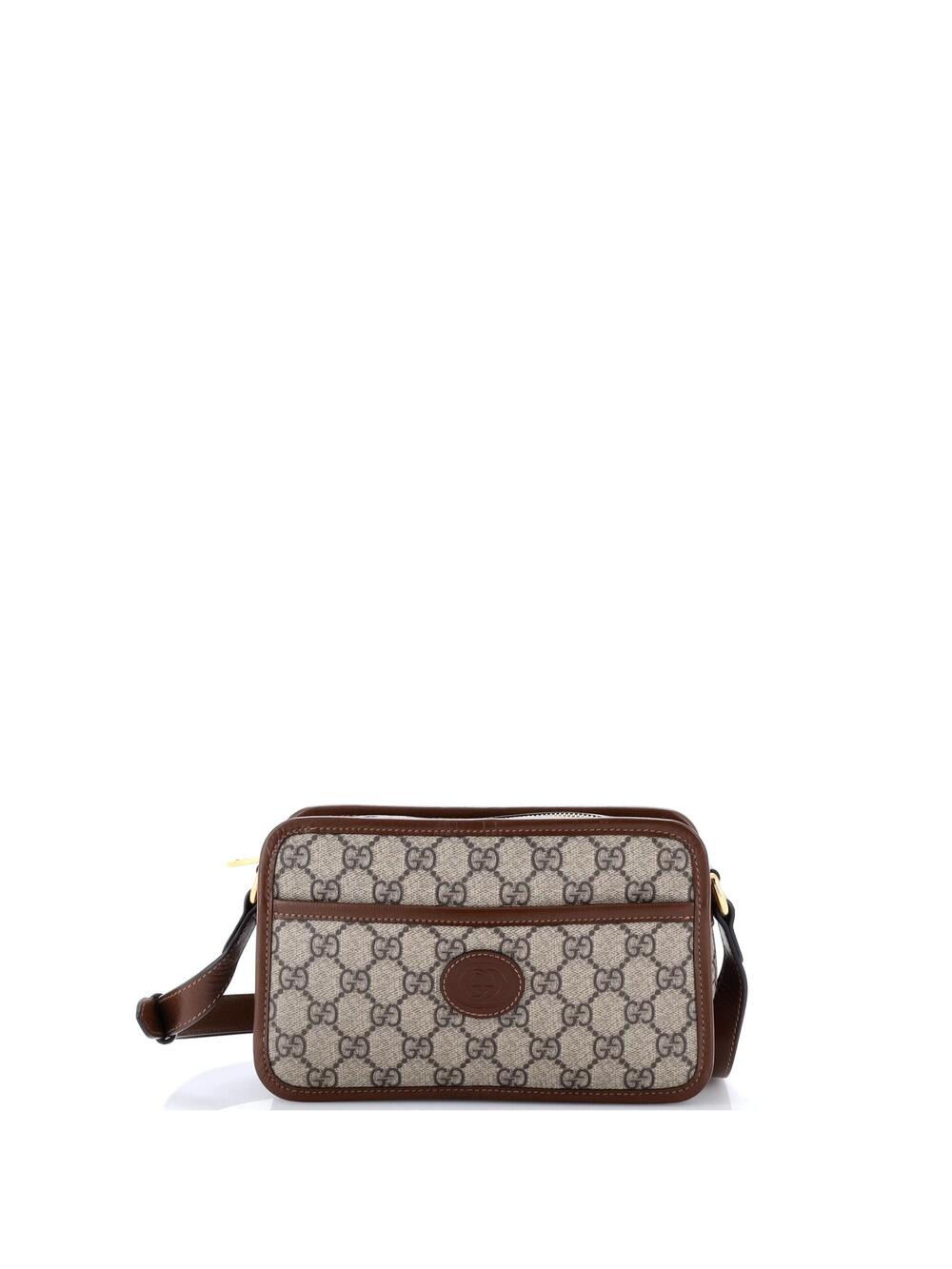 Gucci Interlocking G Patch Camera Bag #348355G13B